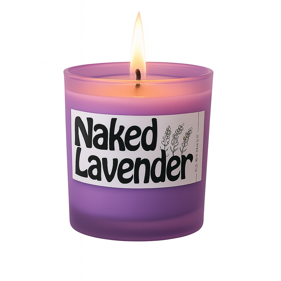 Naked Lavender Candle