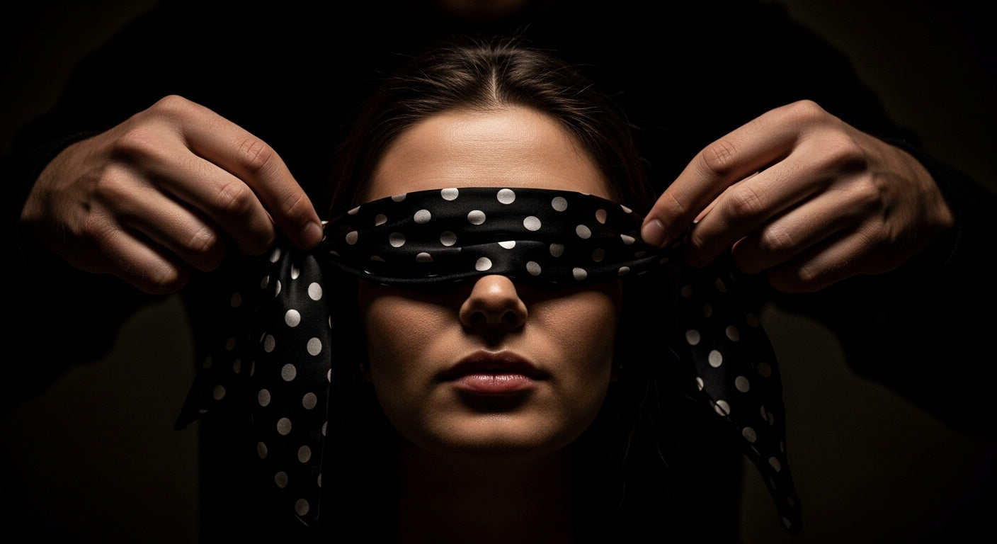 🖤 Dot Me Twilly Scarf